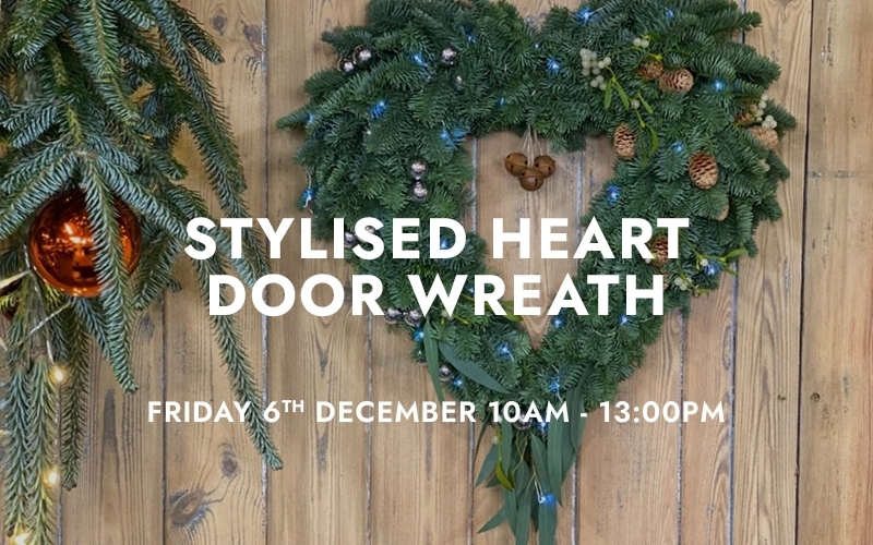 Stylised Heart Door Wreath